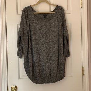 Express Curved Hem Sweater